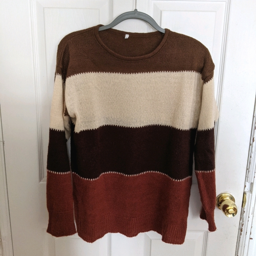 ❌SOLD❌ Color-Block Striped Sweater